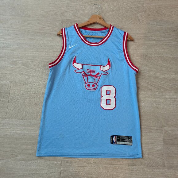 Chicago Bulls Zach Lavine Nike Connect Jersey Swingman NBA #8 - Picture 2 of 3